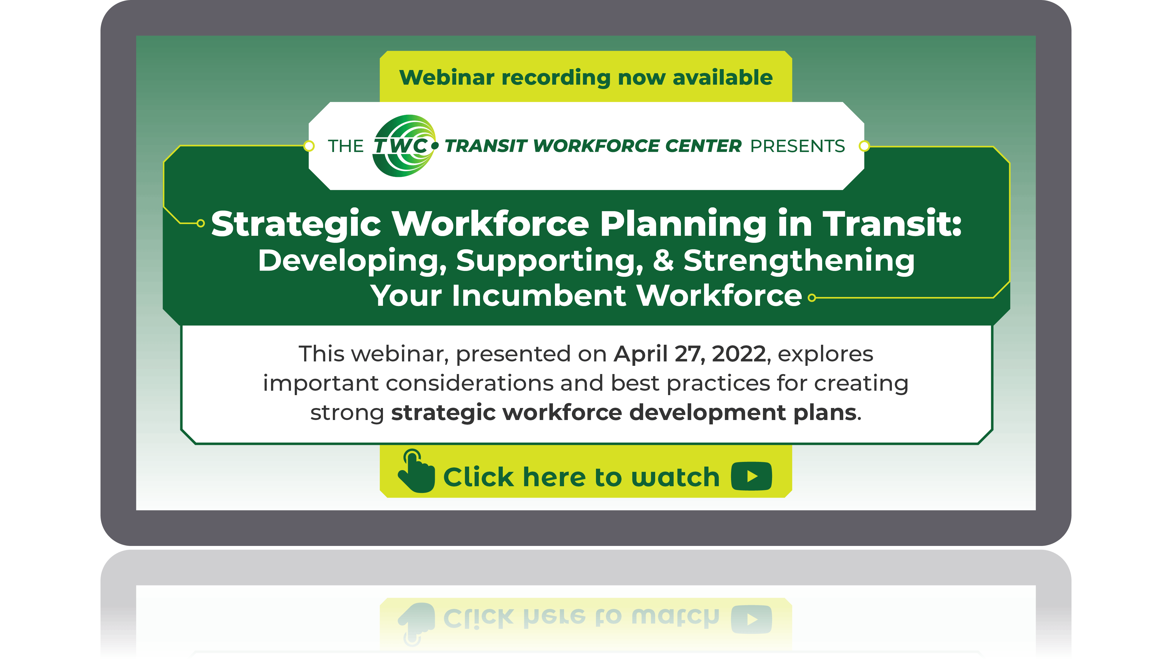 TWC Holds First in Series of Strategic Workforce Planning Webinars