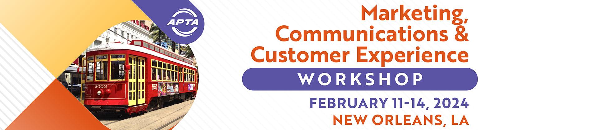 APTA Marketing, Communications, and Customer Experience Workshop